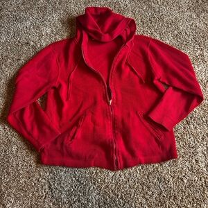 Basic Editions Vibrant Red Hoodie